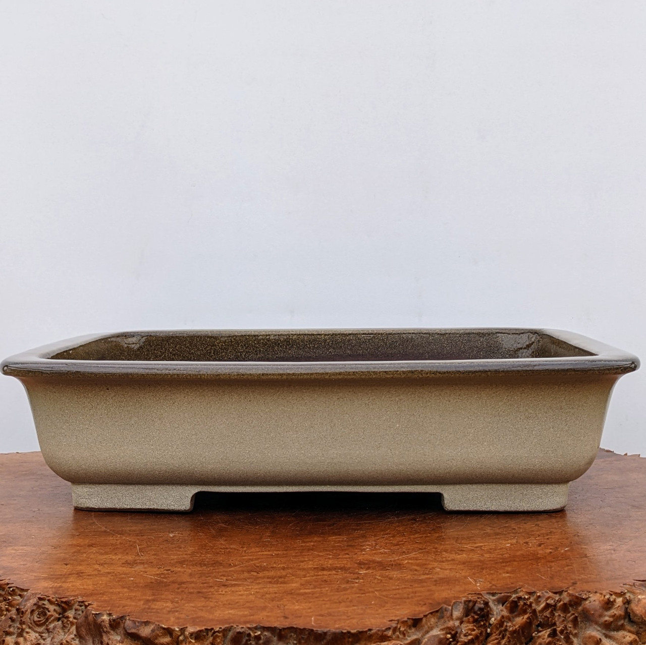 17-Inch Glazed Yixing Bonsai Pot (No. 2367a)