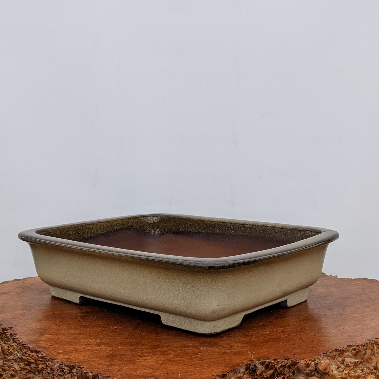 17-Inch Glazed Yixing Bonsai Pot (No. 2367a)