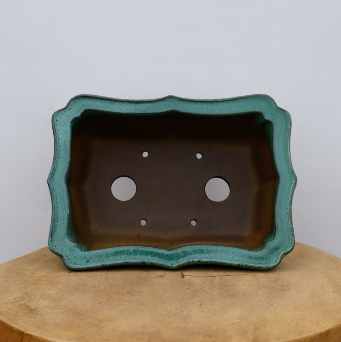 11-Inch Glazed Yixing Bonsai Pot (No. 2310a)