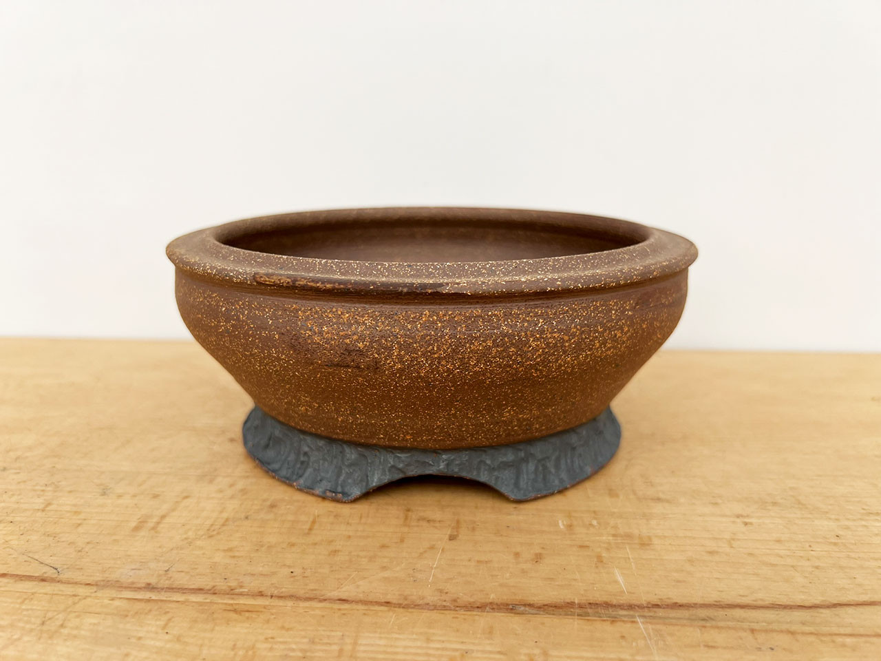 7-Inch Handmade Round Jack Hoover Ceramic Pot (No. 428)