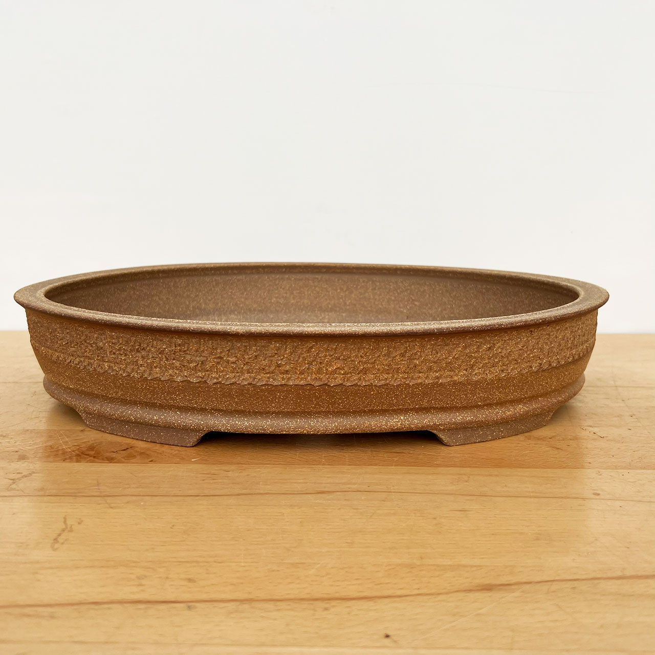 17Inch Handmade Ceramic Bonsai Pot by Jack Hoover American Artist