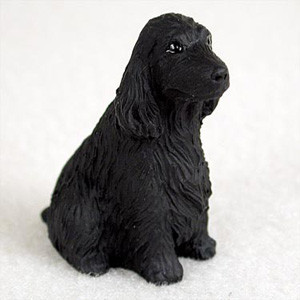 black cocker spaniel ornament