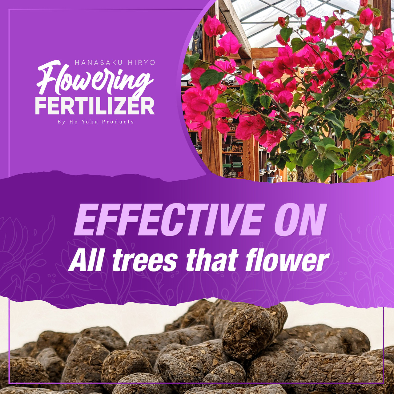 Japanese Bonsai Fertilizer for Flowering Trees - NPK 1.5-9-4.5 1.5kg
