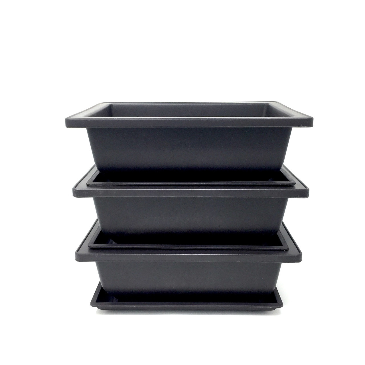 黒色樹脂製置物 鉢台 BONSAI-POT-STAND Unbreakable 8