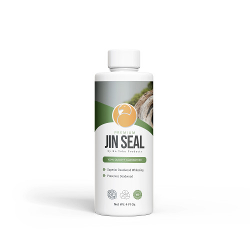 4 ounce bottle of Ho Yoku Premium Jin Seal lime sulfur for bonsai deadwood