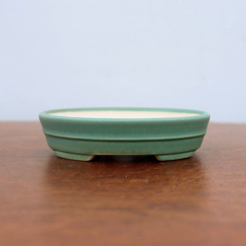 5" Green Glazed Yixing Bonsai Pot (No. 2019)