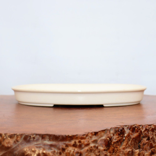 12" Shallow Glazed Yixing Bonsai Pot (No. 2109)