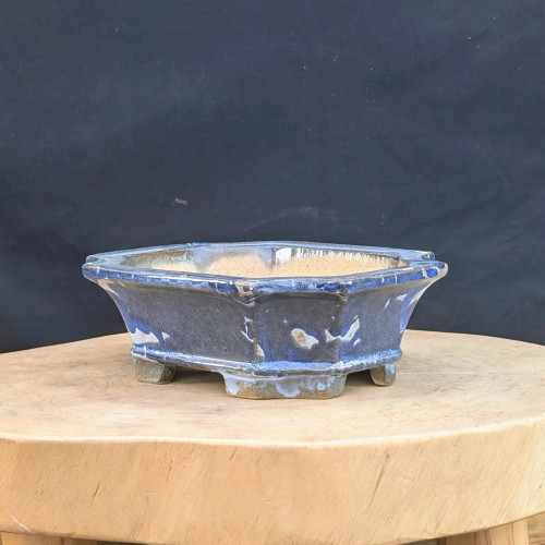 7-Inch Glazed Yixing Bonsai Pot (No. 2411j)