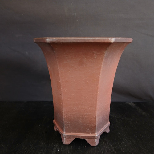 7" Unglazed Cascade Yixing Pot (no. 885)