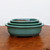Green (oval) Glazed Bonsai Pot (7-11")