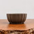 Brown (round) Unglazed Bonsai Pot (No. 04-26)