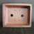 Top-down view of the 13 inch rectangular unglazed Yixing pot