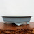 14 inch rectangular Yixing bonsai pot in a smooth powder blue glaze