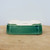Underside of the five inch rectangular glazed bonsai pot