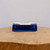 Five inch rectangular bonsai pot on a rustic wooden slab