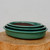 9-12" Green Glazed Japanese Bonsai Pot (No. 1552)