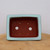 Top-down view of the seven inch rectangular Yixing planter
