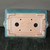 Underside of the nine inch textured blue-green glazed Yixing planter