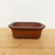 4 inch show quality unglazed Yixing bonsai pot in reddish brown terracotta