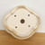 Underside of the 8 inch cream Yixing ceramic pot, No. 2510C