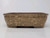 6 inch glazed Yixing bonsai pot in a mottled earth-tone glaze, YX1093B