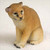 Miniature cougar figurine, also called a mountain lion, a decorative bonsai accessory