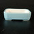 5 inch rectangular Yixing bonsai or succulent pot in a light blue glaze