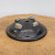 Underside of the shallow Bruce Lenore handmade bonsai pot, No. 73