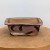 Bruce Lenore rectangular bonsai pot No. 79 on a light wooden block