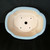 Top-down interior view of the 10 inch scalloped oval Yixing pot