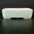 5 inch rectangular Yixing pot in a glossy light turquoise glaze, No. 2022C