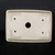 Underside of the 7 inch cream glazed rectangular Yixing pot
