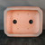 Top-down interior view of the 10 inch unglazed Yixing bonsai pot
