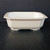 9-Inch Cream Glazed Square Yixing Ceramic Bonsai Pot (No. 2281a)