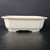 9 inch square cream glazed Yixing ceramic bonsai pot, No. 2281a