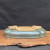 Underside of the oval Yixing ceramic bonsai planter, SKU 1862G