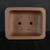 9-Inch Unglazed Rectangle Yixing Ceramic Bonsai Pot (No. 1109)