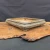 12-Inch Shallow Glazed Rectangle Yixing Ceramic Bonsai Pot Close-Up