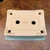 Underside of the 8.5 inch rectangular Reiho bonsai pot, Seizan Kiln