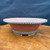 8 inch Bigei Tokoname round bonsai pot with a beaded rim and beaded foot band