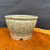 Shuho handmade round flared speckled glazed bonsai pot front view