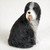 Miniature Bearded Collie figurine with the breed's signature shaggy coat