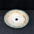 7" John Fazzino Handmade Bonsai Pot - Oval with Pale Aqua Glaze & Carved Texture (No. 30)