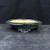 11" Textured Oval John Fazzino Bonsai Pot in Deep Green Lava Glaze (No. 50)