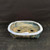 9.75-inch Rect-Oval Blue-Wash Wood-Fired Handmade Bruce Lenore Pot (No. 141)