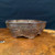 11 inch mokko wood fired handmade bonsai pot by Bruce Lenore, No. 158