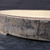 11" Andy Arnault Low Stone Slab Bonsai Pot - Weathered Bark Texture in Charcoal Clay (No. 713)