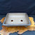 17.75" Rectangle Exhibition-Quality Yixing Bonsai Pot - Smooth Brown Clay with Kiln Stamp (NEBG. 1092)