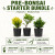 A promotional graphic for a "Pre-Bonsai Starter Bundle" featuring three small trees in black nursery pots against a white background. At the top, large bold green text reads "PRE-BONSAI STARTER BUNDLE," followed by a subheadline that says "3 Species | Ready to Train."

In the center of the image are three distinct pre-bonsai trees:
*   On the left is a Golden Yew with vibrant yellowish-green needle-like foliage.
*   In the center is a Chinese Elm with a slender trunk and small, bright green serrated leaves.
*   On the right is a Cypress with dense, deep green scale-like foliage.

The bottom half of the image features five numbered informational boxes, each with a green icon and descriptive text:
1.  **3 Unique Species:** Features a three-leaf icon and states "Yew, Elm & Cypress for Variety."
2.  **Learn & Practice:** Features a pruning shears icon and states "Master Pruning, Wiring & Shaping."
3.  **Nursery-Grown:** Features a potted plant icon and states "Compact & Ready for Training."
4.  **Year-Round Interest:** Features a four-seasons icon and states "Evergreen + Seasonal Color."
5.  **Beginner Friendly:** Features a star and checkmark icon and states "Perfect for All Skill Levels."