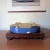 blue glazed 12-inch yixing bonsai pot upside down